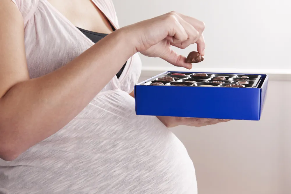 شکلات تلخ در دوران بارداری